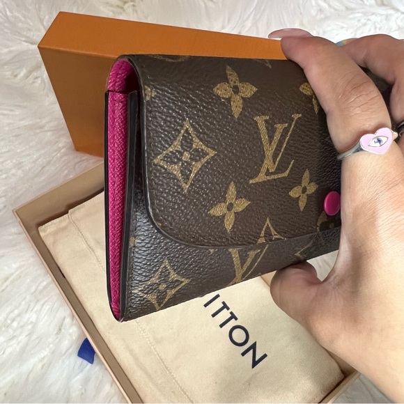 Louis Vuitton Emilie Monogram Wallet Hot Pink Interior Rare Color - Picture 13 of 16